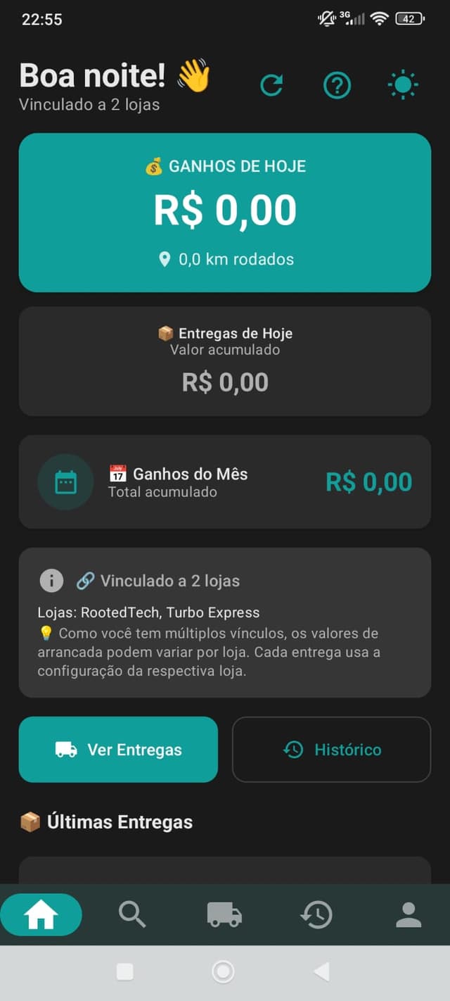 App do Entregador